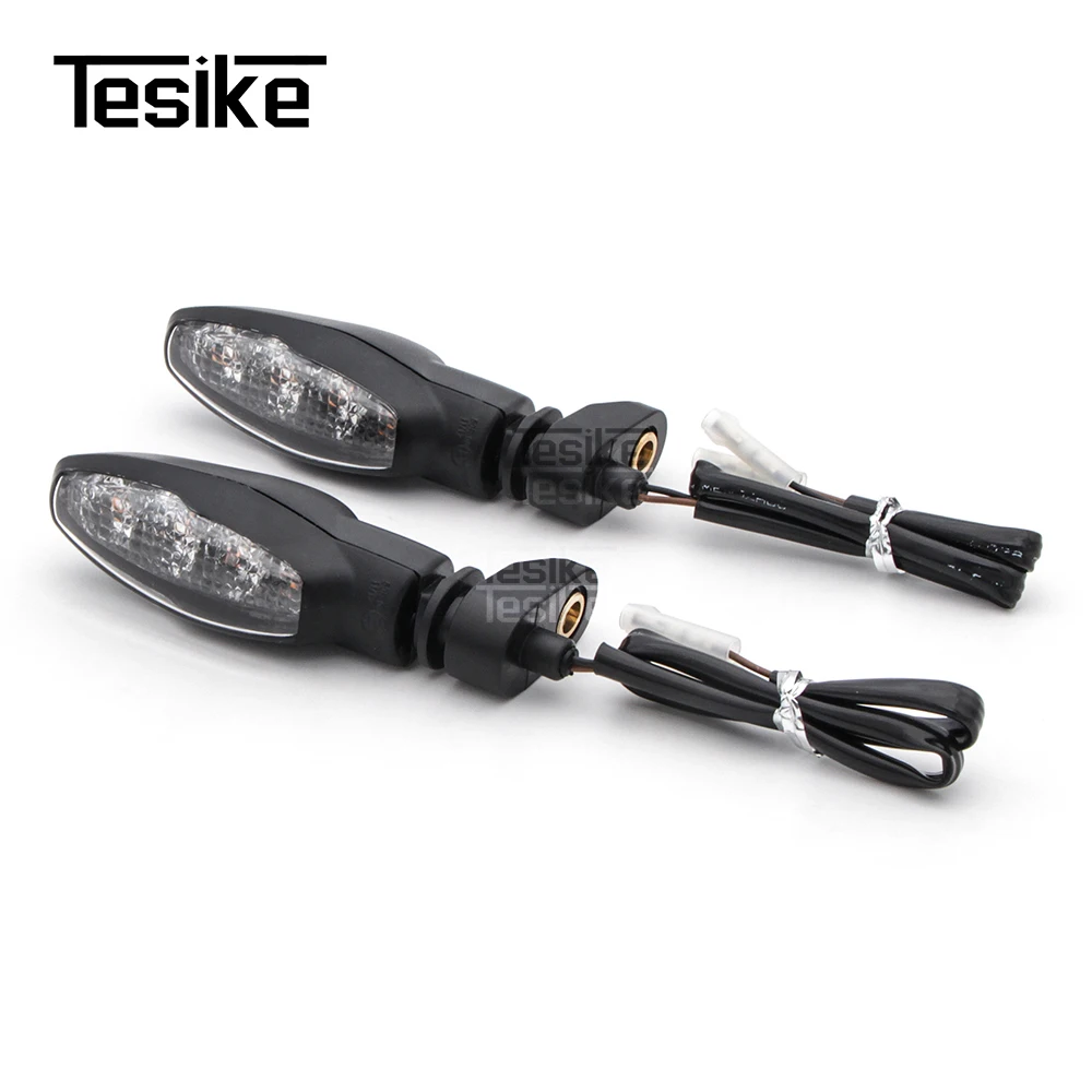 2 wire LED Turn Signal Indicator Light For Tiger 850 SPORT 2021 TRIDENT 660 2021 Motorcycle Indicator Lamp LED Turn Signal Light