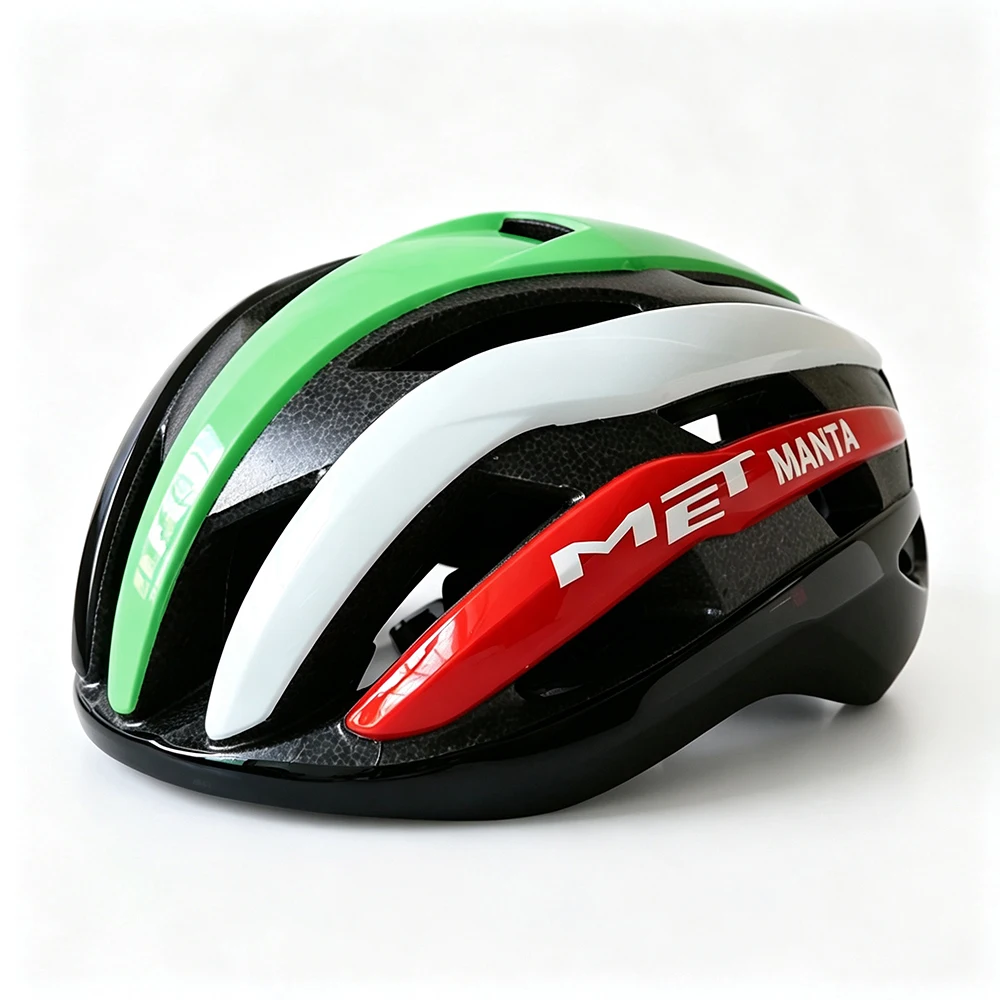 MET MANTA Road Bike Helmet Professional Competition MTB Aero Bicycle Helmets for Men Women Ultralight Cycling Helmet
