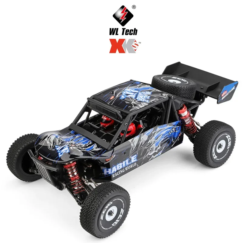 Wltoys 124018   1/12 RC سيارة 60Km/h 2.4G 4WD عالية السرعة على الطرق الوعرة الزاحف RTR تسلق التحكم عن بعد سيارة الاطفال اللعب هدايا عيد الميلاد