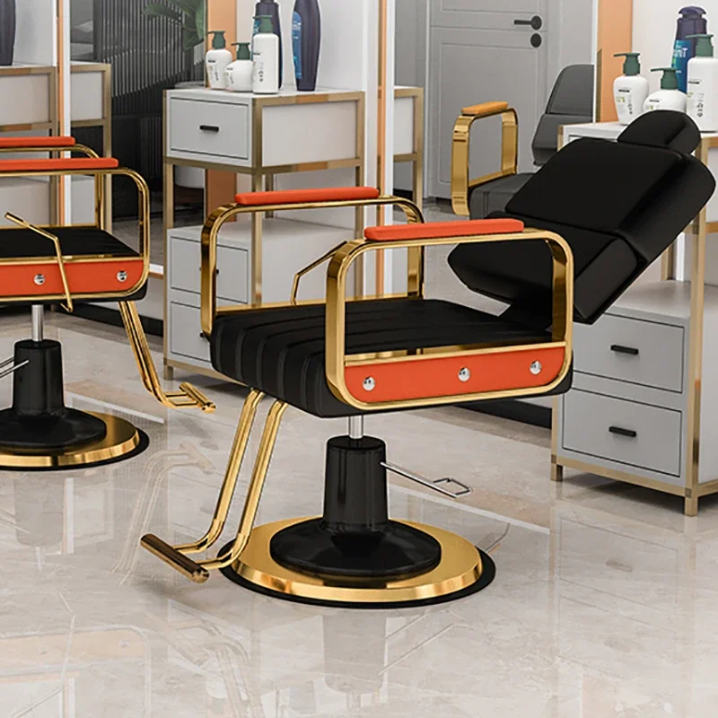 

Styling Professional Barber Chair Luxury Modern Esthetician Salon Chair Swivel Hairdressing Wheel Fotel Taburete Furnitures