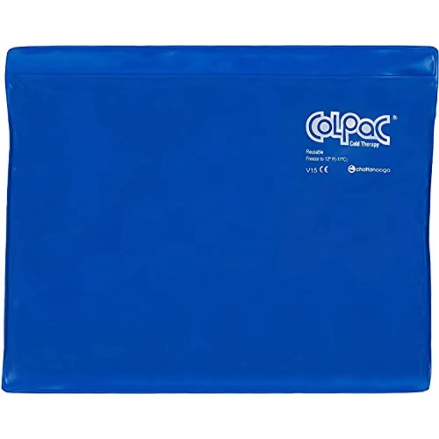 ColPac Reusable Gel Ice Pack Cold Therapy - Blue Vinyl - Standard - 11 in x 14 in - 2 Pack