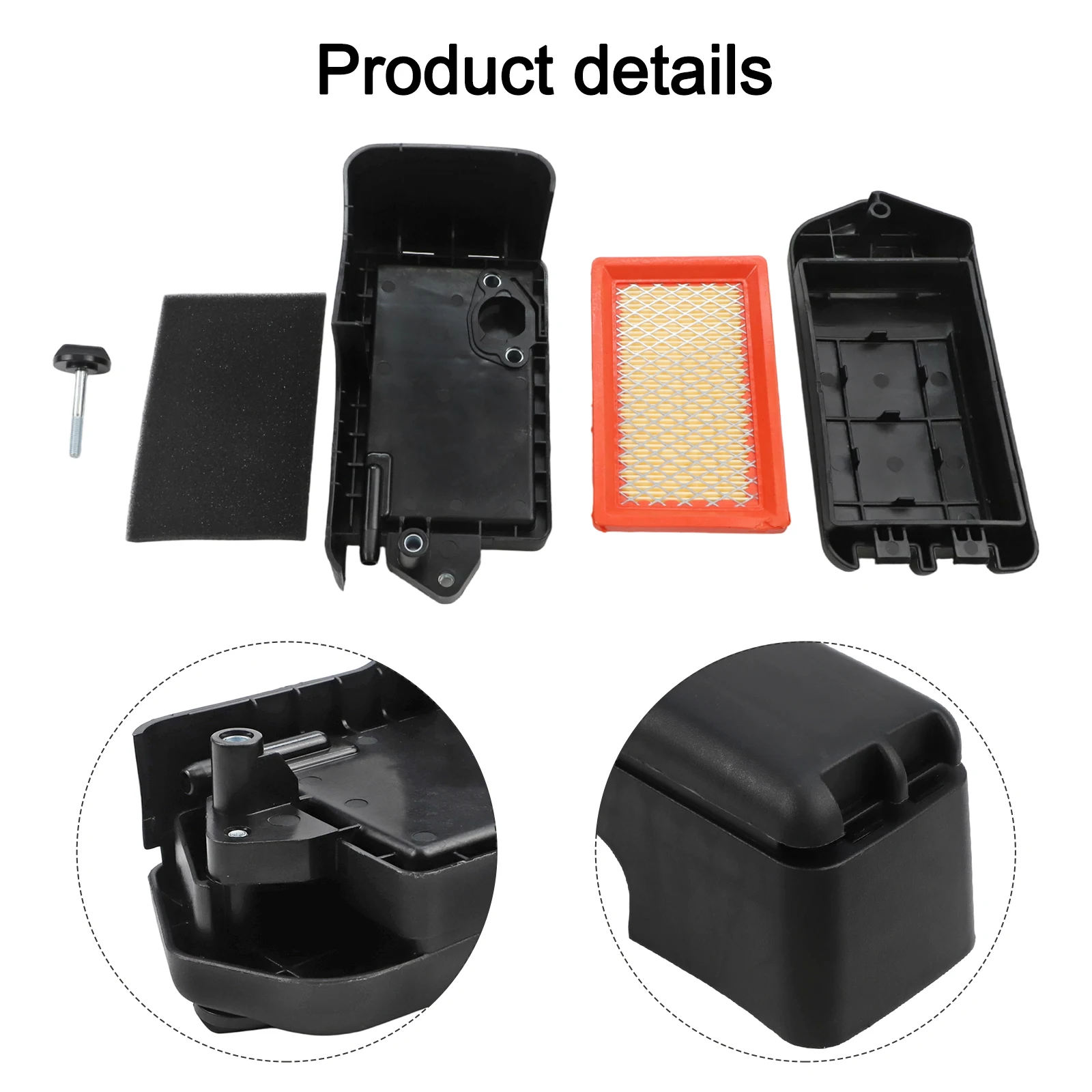 1P64 Lawn Mower Air Filter Kit for XT775 and For Honda 195 Housing Maintains Proper Airflow for Smooth Operation