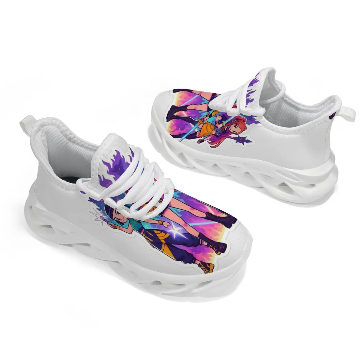 Sepatu Lari Unisex 2025 Pria Wanita Ringan Berbahan Mesh Bernapas Nyaman Datar Lembut Sepatu Tenis Musim Panas Sneakers Bertali Pria