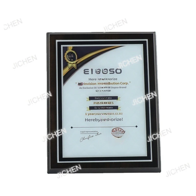 

Деревянная наградная табличка JC, медаль на заказ, наградная плакетка с золотой фольгой, акриловая бронзовая медаль, хрустальный трофей, сертификат