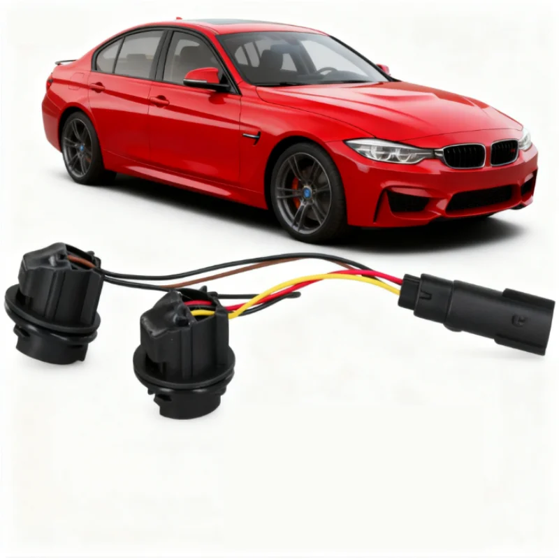 1pcs Car Light Bulb Holder For Ford Fiesta Bulb Holder Wiring Assy Tailgate Rear Tail Light Cluster Car Accessories 2112572