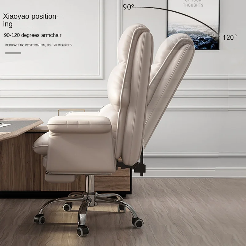 Home Computer Chair Office Chair Gaming Chair Backrest Lifting Swivel Chair Comfortable Long Sitting