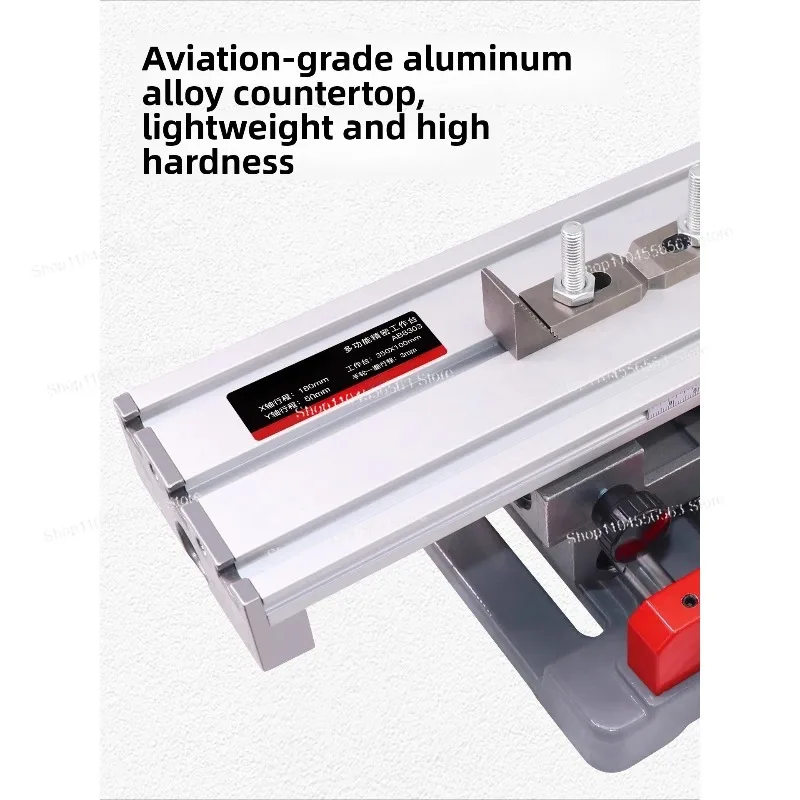 Precision XY Cross Slide Table - Dual Rail Drilling Platform with Milling Machine Compatibility