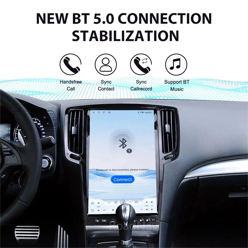 Lettore multimediale per auto da 14,5 '' per Infiniti G37 G35 G25 G37S 2007 - 2013 Carplay GPS Navi 4G 360