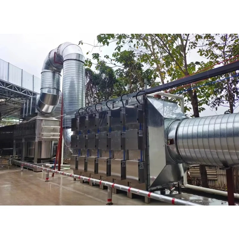 Cooling Tower for Removal of Black Smoke From Burning Biomass Industrial Boiler Oil Fume Purifier Smoke Filter  Spray
