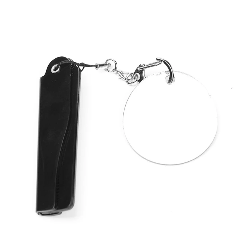 Sisir Kumis untuk Pria Sisir Jenggot Lipat dengan Sisir Penata Multifungsi Cermin