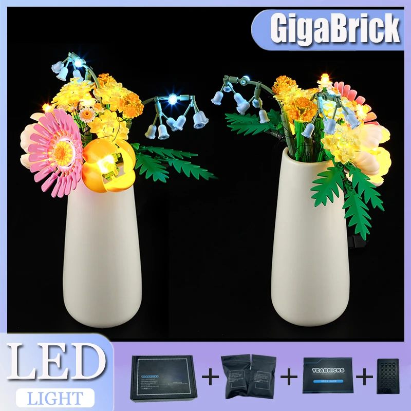 

Комплект светодиодных фонарей «сделай сам» для LEGO 10347 Petite Sunny Bouquet (только светодиодный светильник, без модели блоков)