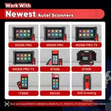 for Autel MaxiVCI V200 Bluetooth VCI200 Support DoIP CanFD Compatible with MS906Pro/ MS906Pro-TS/KM100/BT609/BT608/ITS600