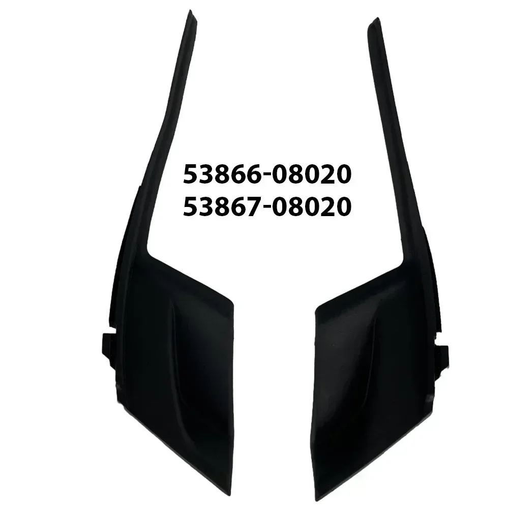 

2Pcs Black Front Windshield Wiper Cowl Cover 53866-08020 53867-08020 For Toyota For Sienna 2011-2020 Front Windshield Deflector