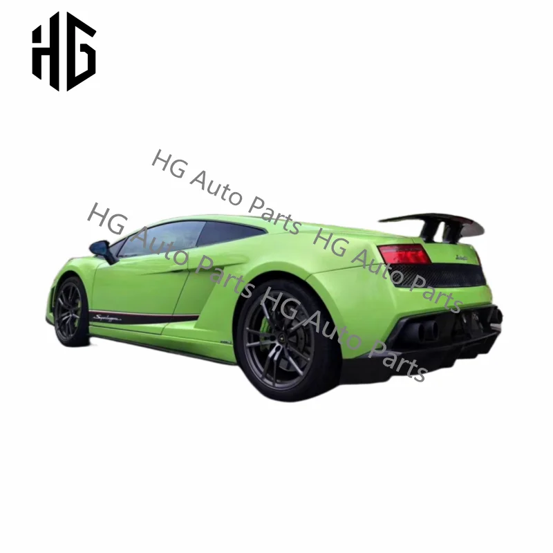 Real Carbon Fiber Racing Car GT Edition Rear Spoiler Wing For Lamborghini Gallardo LP550 LP560 LP570 Roof Trunk Spoilers