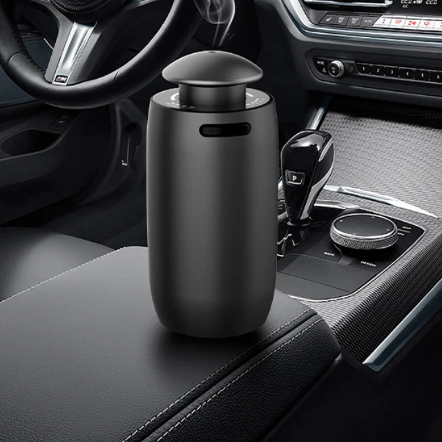 

Car Aromatherapy Portable Pure Metal Electric Aroma Diffuser Aromatherapy Air Waterless Car Scent Essential Oil Diffuser Machine