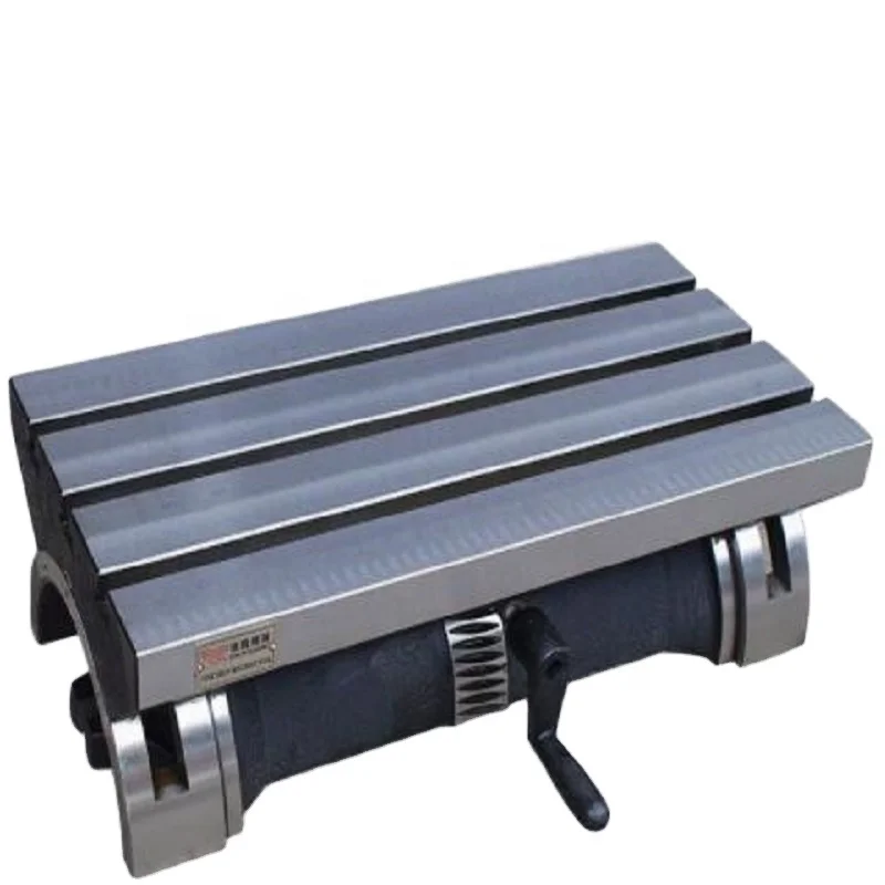 7 INCH Taiwan Milling Machine Adjustable Worktable Tilting Angle Disc Heavy-duty Tilting Platform with High Precision