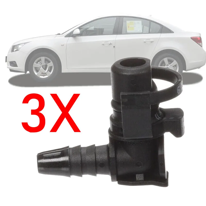 3X Thermostat Water Coolant Hose Pipe Connector Fits For Chevrolet Cruze Epica Sonic Opel Astra