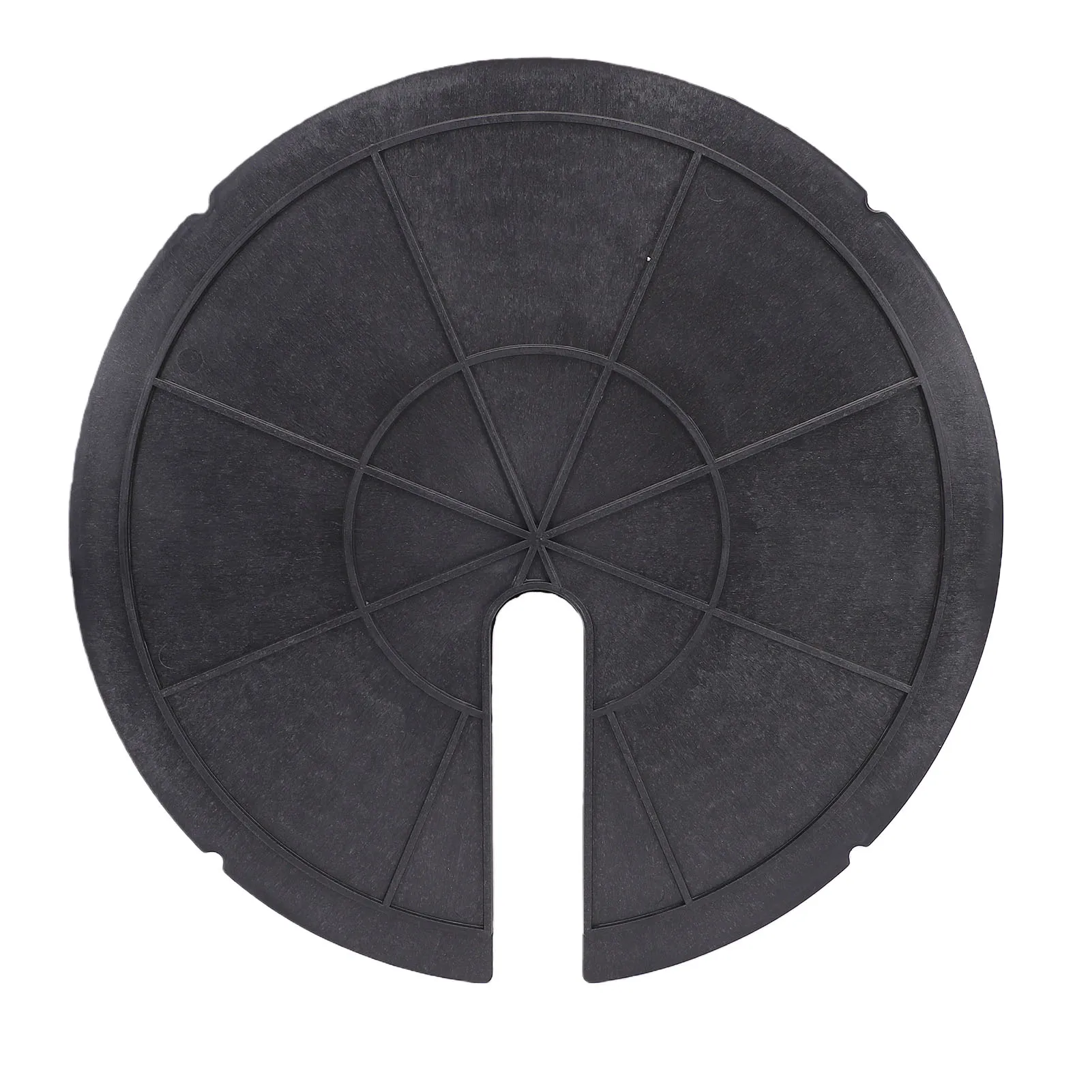 450mm 17.71 Inch Slotted Sump Basin Cover Submersible Outdoor Well Cover Septic Tank Water Bucket Protective Lid