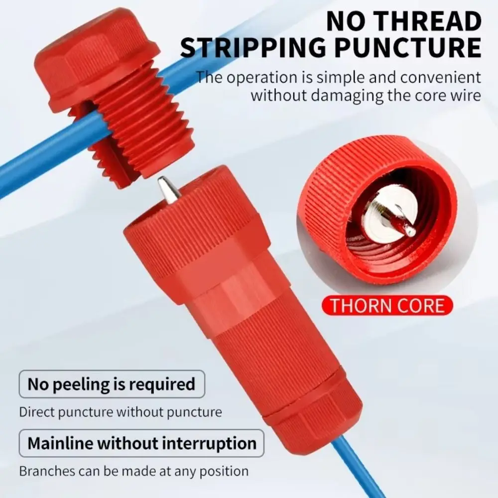 Piercing Type Fastlock Piercing Terminal Waterproof 220V 10A Crimp Wiring Terminal Low Voltage Quick Connector