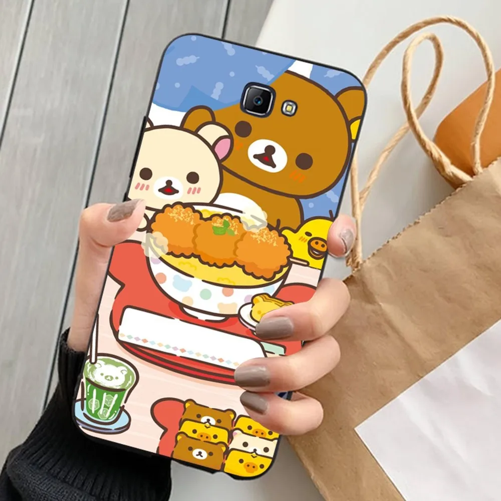 Cute Rilakkuma Phone Case For Samsung J 7 Plus 7core J7 Neo J6 Plus Prime J6 J4 J5 Mobile Cover