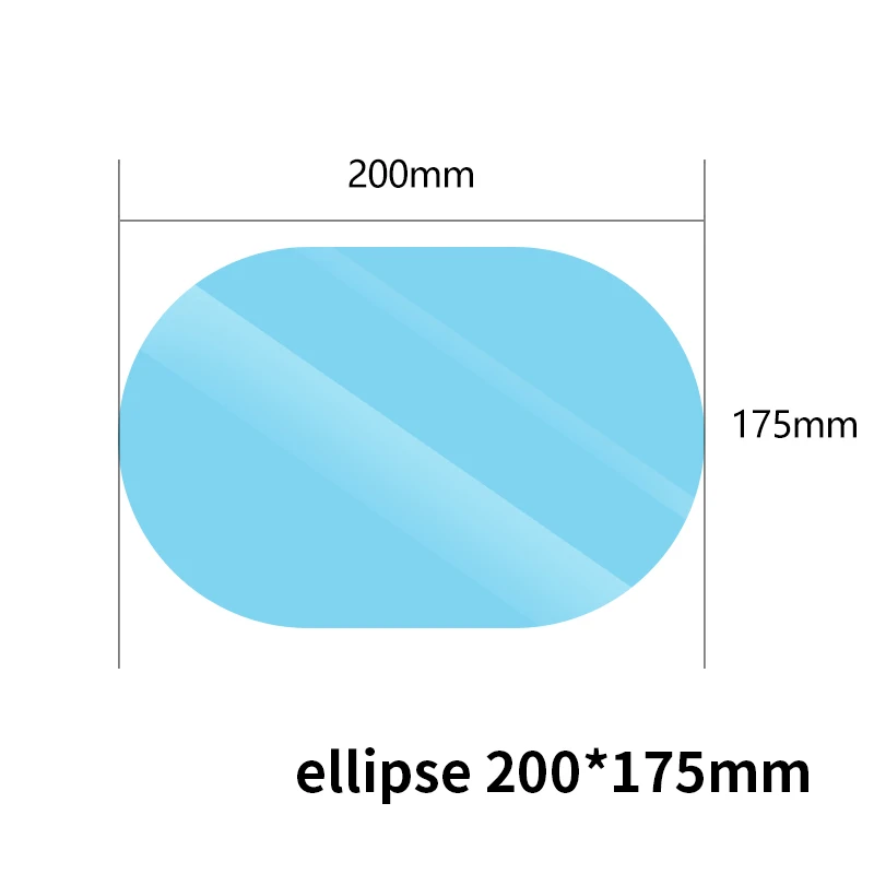 

Для Tesla Model 3 Y X S ellipse 200x175 мм1 пара водонепроницаемая противотуманная защитная пленка для бокового зеркала заднего вида с большим зрением автомобиля