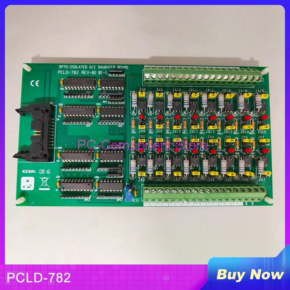 16-Channel Optical Isolated Digital Input D/I Board For Advantech PCLD-782 REV.B2