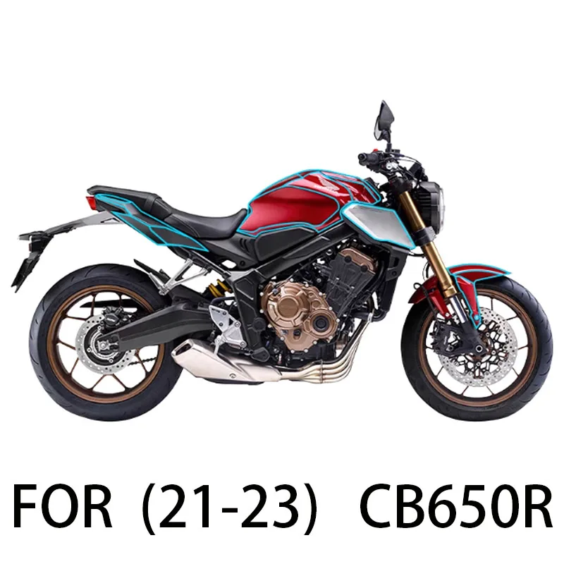 For 21-23 CB650R Decal Invisible Clothing Transparent Film Car Sticker Waterproof Modify Accessories