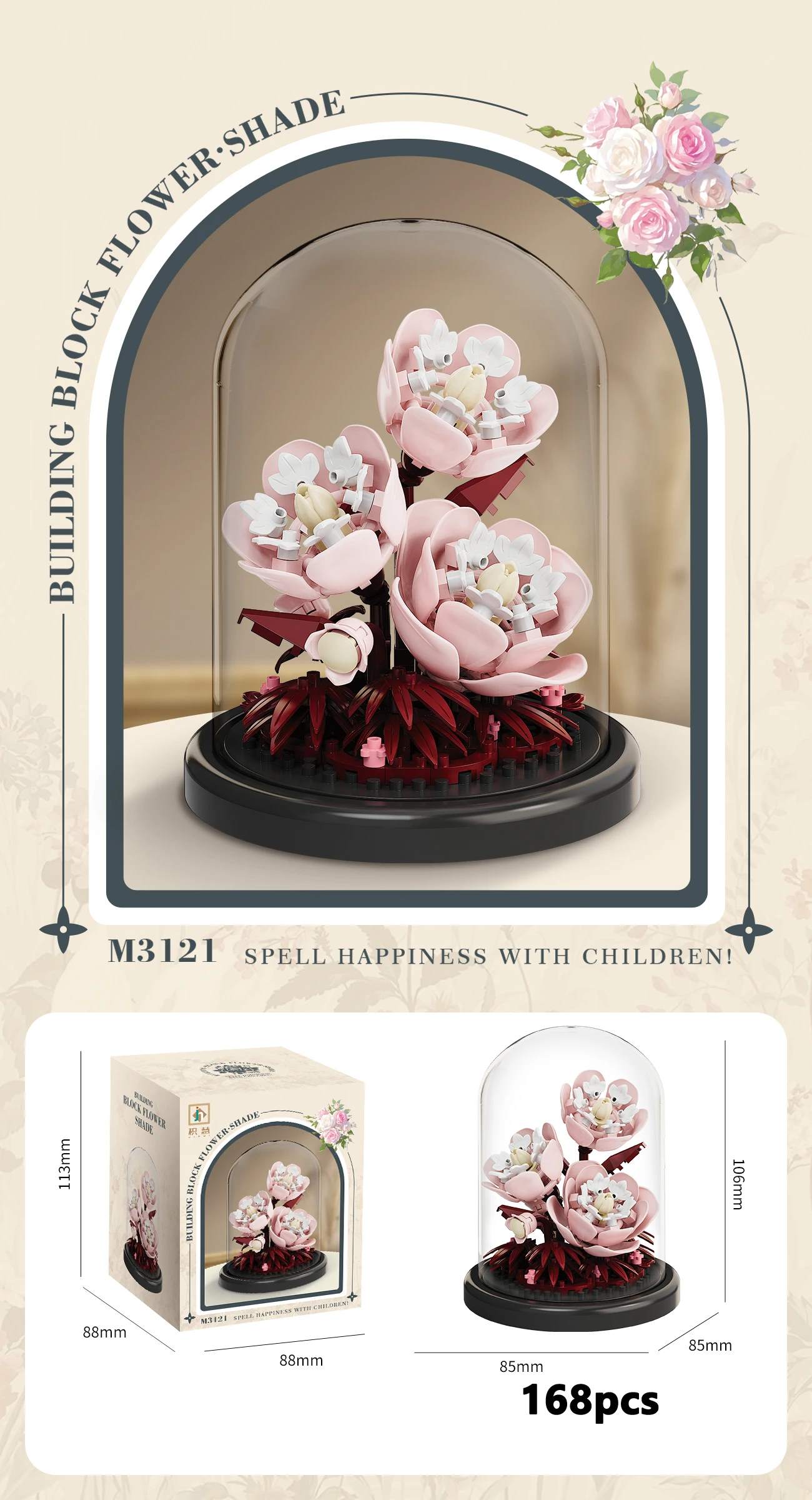 Eeuwige Bloemboeket Bonsai Potplant Micro Bouwstenen Model Woondecoratie Puzzel Speelgoed Kinderen Verjaardag Kerstcadeaus