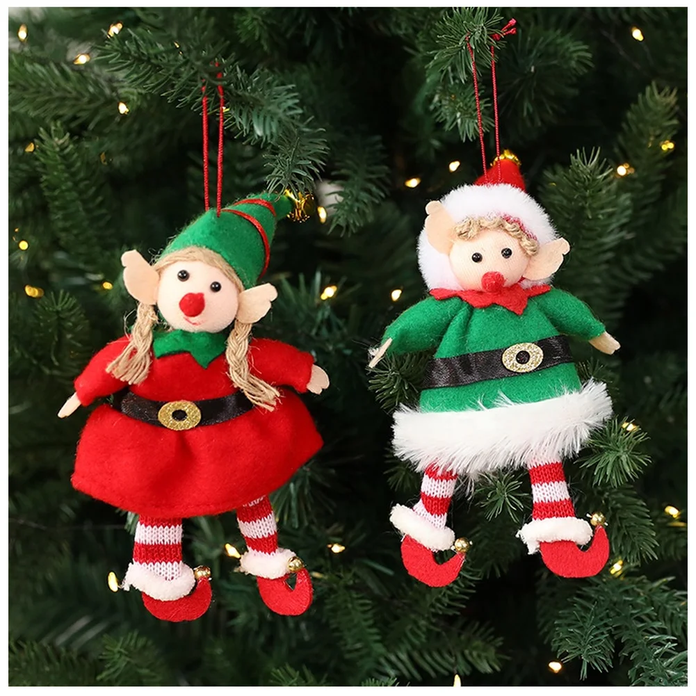 

Christmas Decoration Cute Doll Pendant Hanging Ornament Christmas Tree Pendant 2026 New Year Holiday Xmas Baubles
