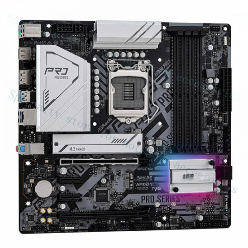 

A +++ для настольного компьютера ASROCK Z590M Pro4 для Intel Z590 PCI-E 4,0, материнская плата LGA 1200 DDR4