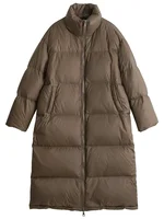 CHIC VEN Fashion Women Down Coats Long Thick Warm Down Jackets Overcoat White Duck Down Loose Casual Jacket Autumn Winter 2026 4