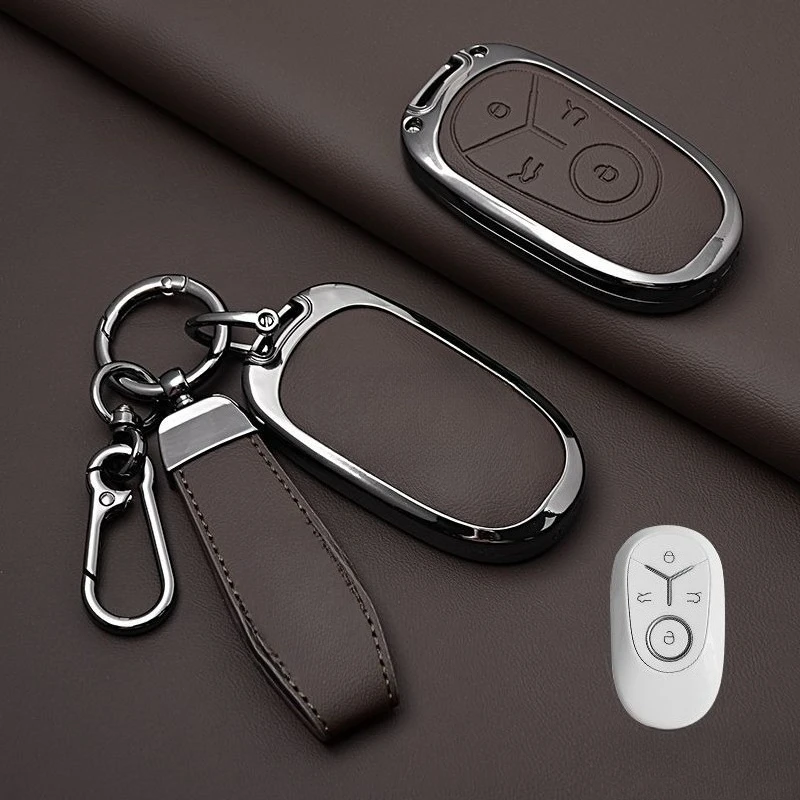 Car Key Case Buckle Car Key Case for Geely EX2 2025 2026 Key Case for Car Organizer Keychain Covers  Interior Accessories