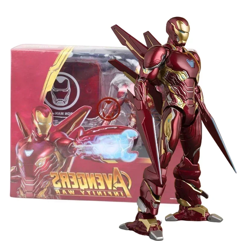 Iron Man MK50 Legend Nano Metal Kaiyodo Yamaguchi Tony Stark Action Figure Model Toys Collection Gift