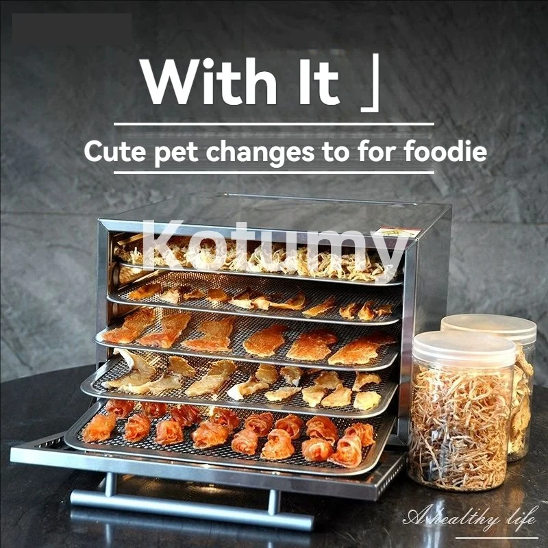 ‌220V Household Food Dehydrator Dried Fruit Machine, 5-Layer Capacity Stainless Steel Dryer For DIY Dried Fruit Pet Treats view 2