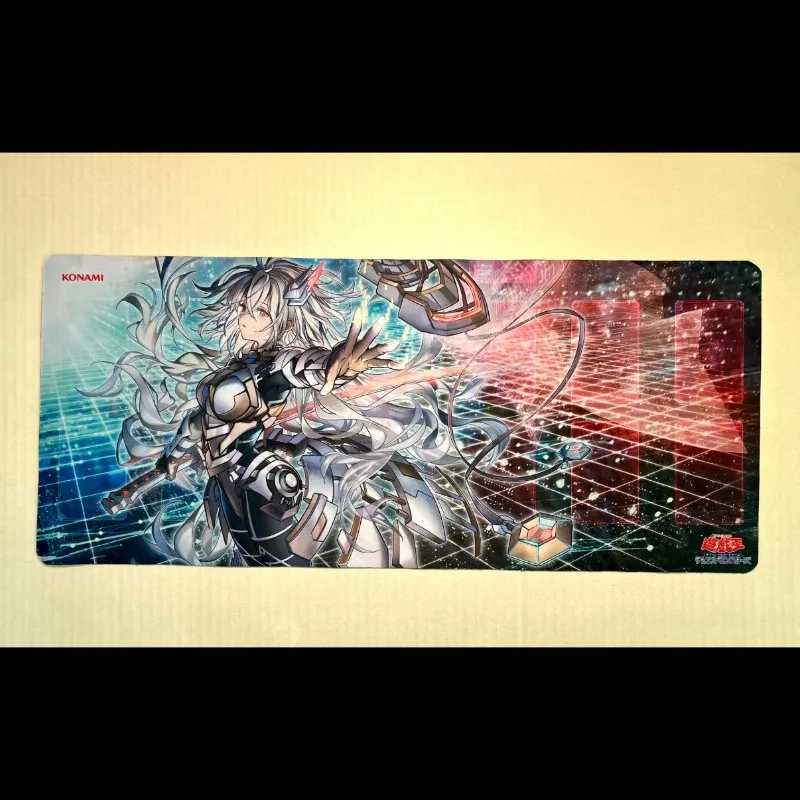 620x265mm Diy Yu-Gi-Oh! Sky Striker Mobilize-Linkage! Different Painting Playmat 2mmNoSeamEdge Battle Rubber Board Game Card Mat view 2