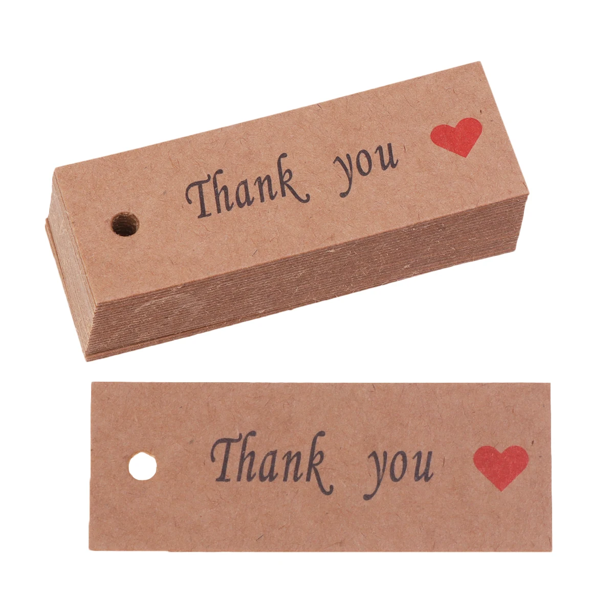 

100 Pcs Love Gift Tag Label Heart Wrapping Paper Tags Present Baking Hanging Labels Manual