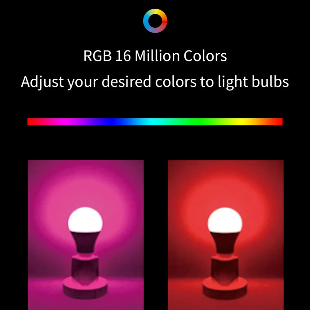 Led smart lamp tuya smart life app control rgbcw 15w AC85-265V kleur veranderlijke timing home lighting dimbare bluetooth 4.0 e27
