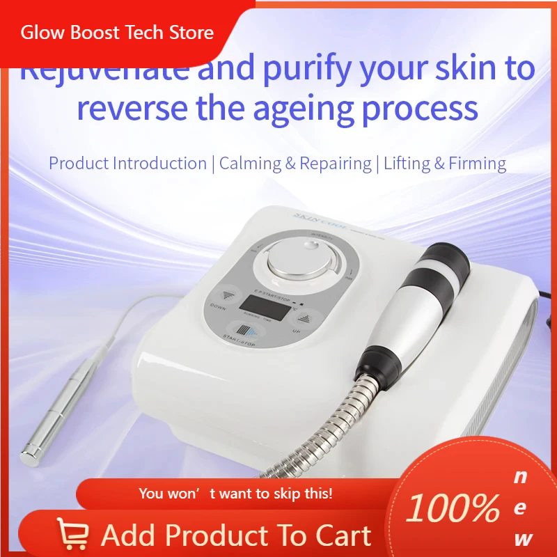 

GBUltrasound RF Facial Beauty Machine Skin Firming Lifting Device Anti Aging Wrinkle Reduction Face Care Equipment For Salon Hom