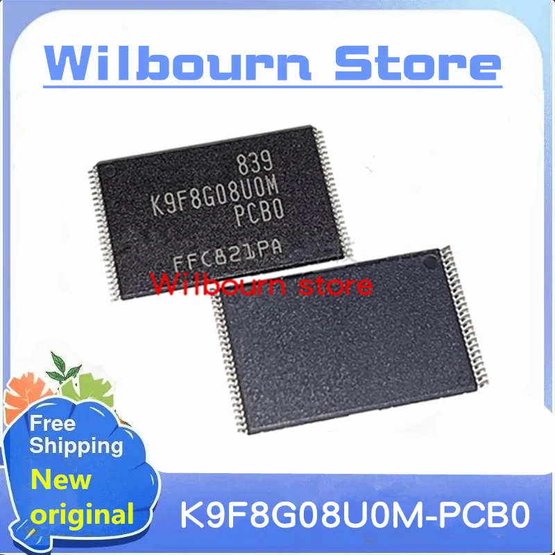 

5PCS~20PCS/LOT K9F8G08U0M-PCB0 K9F8G08UOM-PCBO K9F8G08U0M TSOP48 Mxsyuan New original