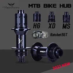 VENFORT 36T Ratchet  2024 NEW Black Bicycle Hub 28H/32H BOOST Thru Axle/Quick Release Version MTB Bike R135X10 F142x12 R148X12