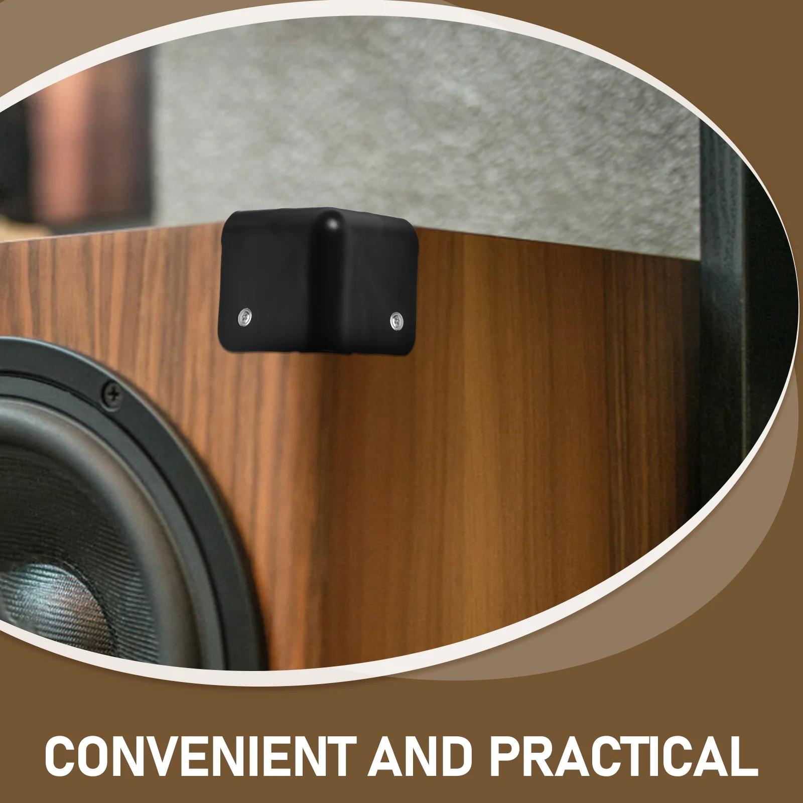 6 قطعة ملحقات حامي زاوية مكبر الصوت واقي زاوية حديدي متين لحماية لوحة باب الأثاث في صندوق مكبر الصوت #6