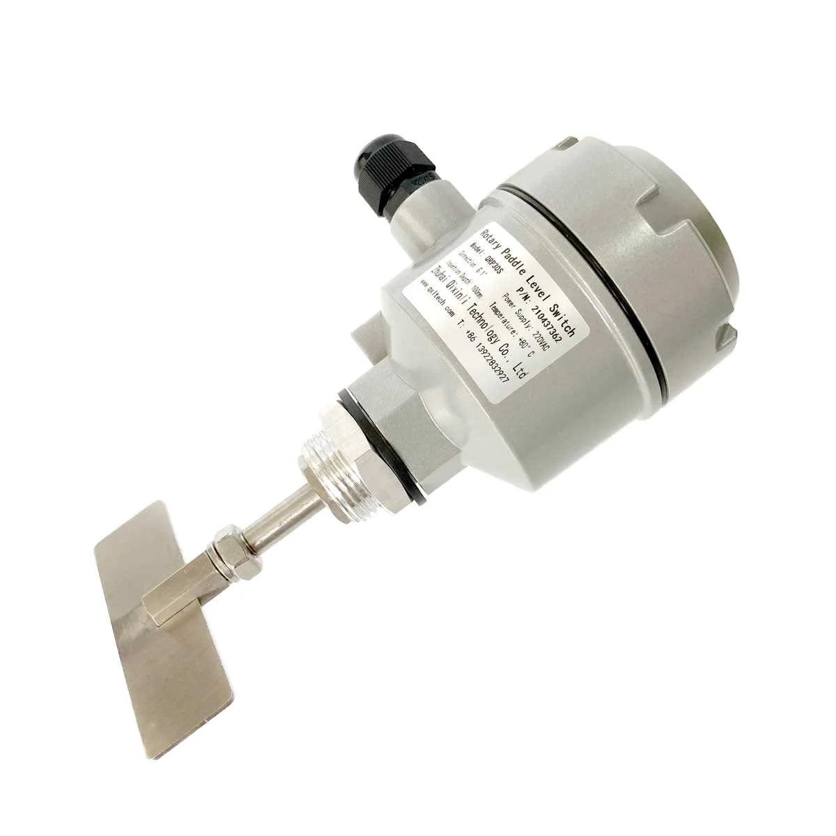 High Quality at Low Price Manufacturer Produce Horizontal Installed Rotary Paddle Level Switch 220vac Level Gauge