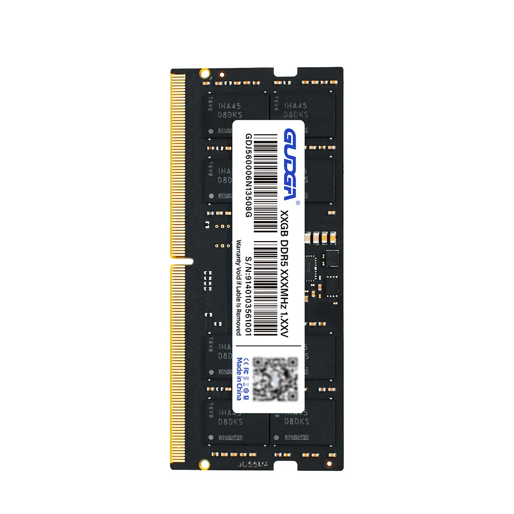 GUDGA DDR5 RAM 8GB 16GB 32GB Pamięć DDR5 4800MHz 5600MHz Oryginalny SODIMM 1.1V 262Pin CL40 CL46 do Laptopa Moduł ECC — zdjęcie produktu 7