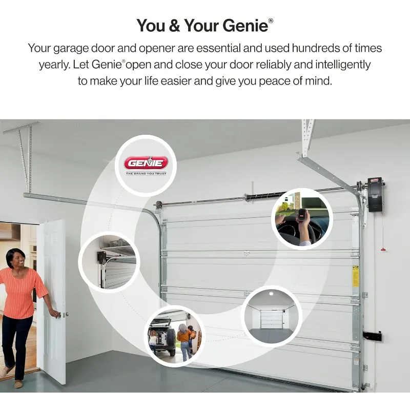 6072H-O Wandmontierter Garagentoröffner für Privathaushalte, Schwarz