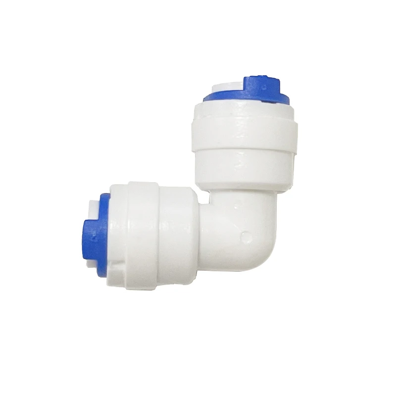 RO Water Elbow Straight Check Valve Quick Coupling Fitting 1/4 3/8 Hose 1/8\