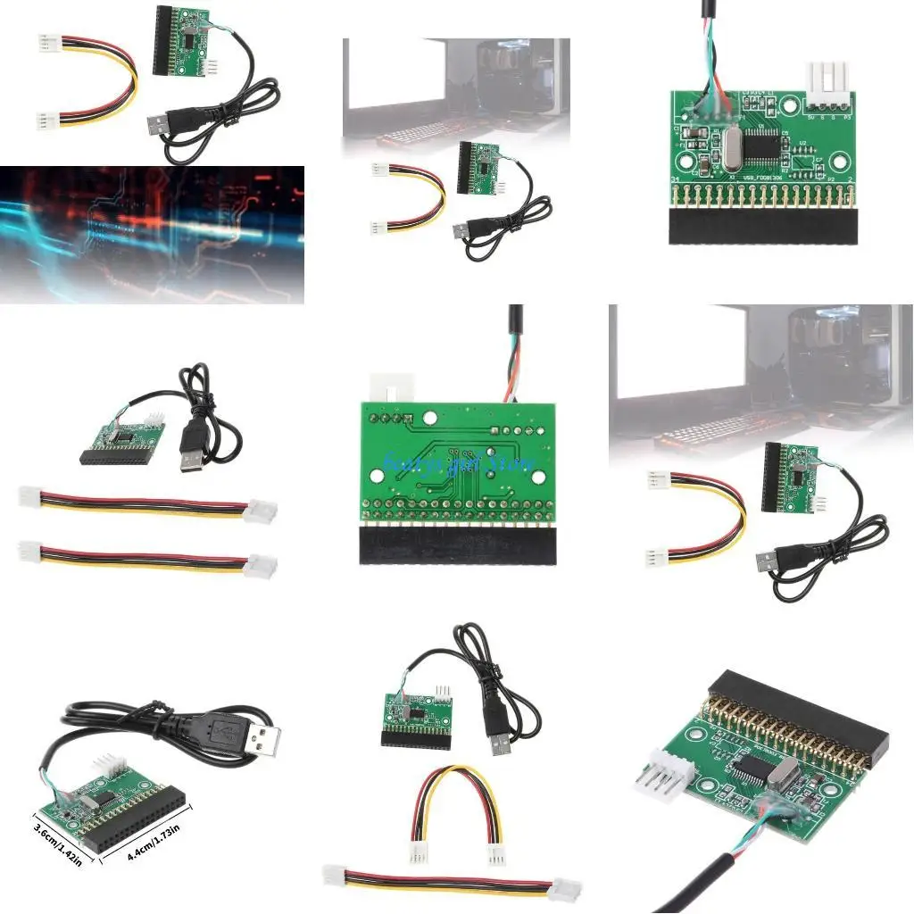

C7AB 1.44MB 3.5inch USB Cable Adapter to 34Pin Floppy Drive Connector Disk to Flopp