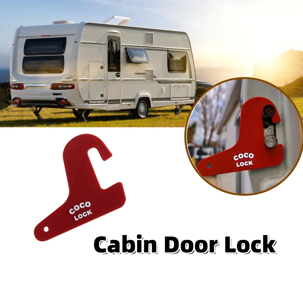 

1PCS Cabin Door Lock Habitation Door Security CoCo Lock RV Exterior Protective Anti-Theft Accessories For Motorhome Caravan