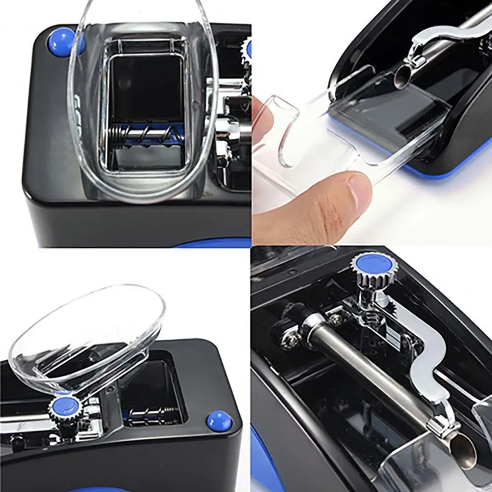 EU Plug Mini Easy Electric Automatic Cigarette Injector Rolling Machine Roller Cigarette Accessories