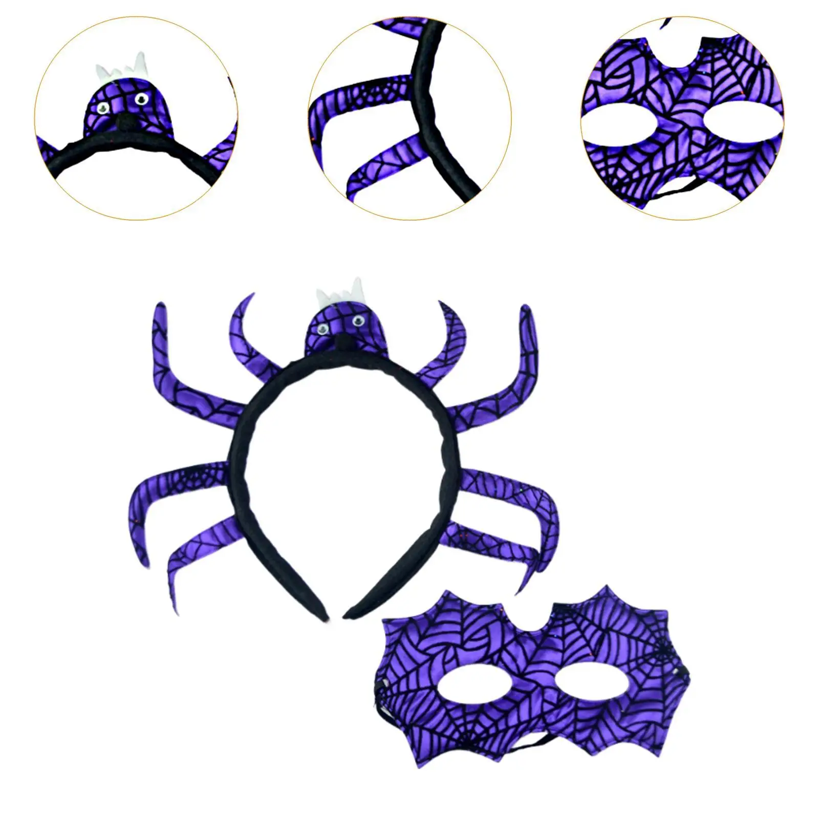 Bandeau d'Halloween pour enfants, accessoire de Costume, cerceau pour cheveux, pour spectacle sur scène, mascarade, robe fantaisie, bal de carnaval