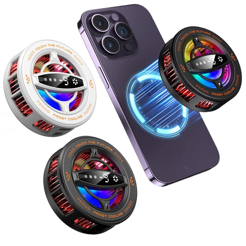 K26 مبرد مغناطيسي لأشباه الموصلات مع مشعاع عرض درجة الحرارة وتبديد سريع للحرارة للهواتف لوحة تبريد الألعاب اللوحية #1